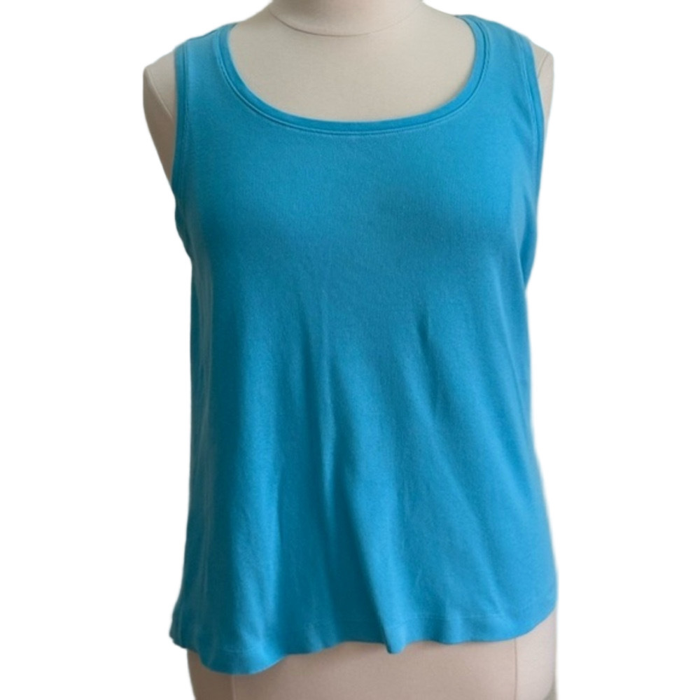 Chico's Vibrant Turquoise Tank Top size 16 (Chicos size 3)